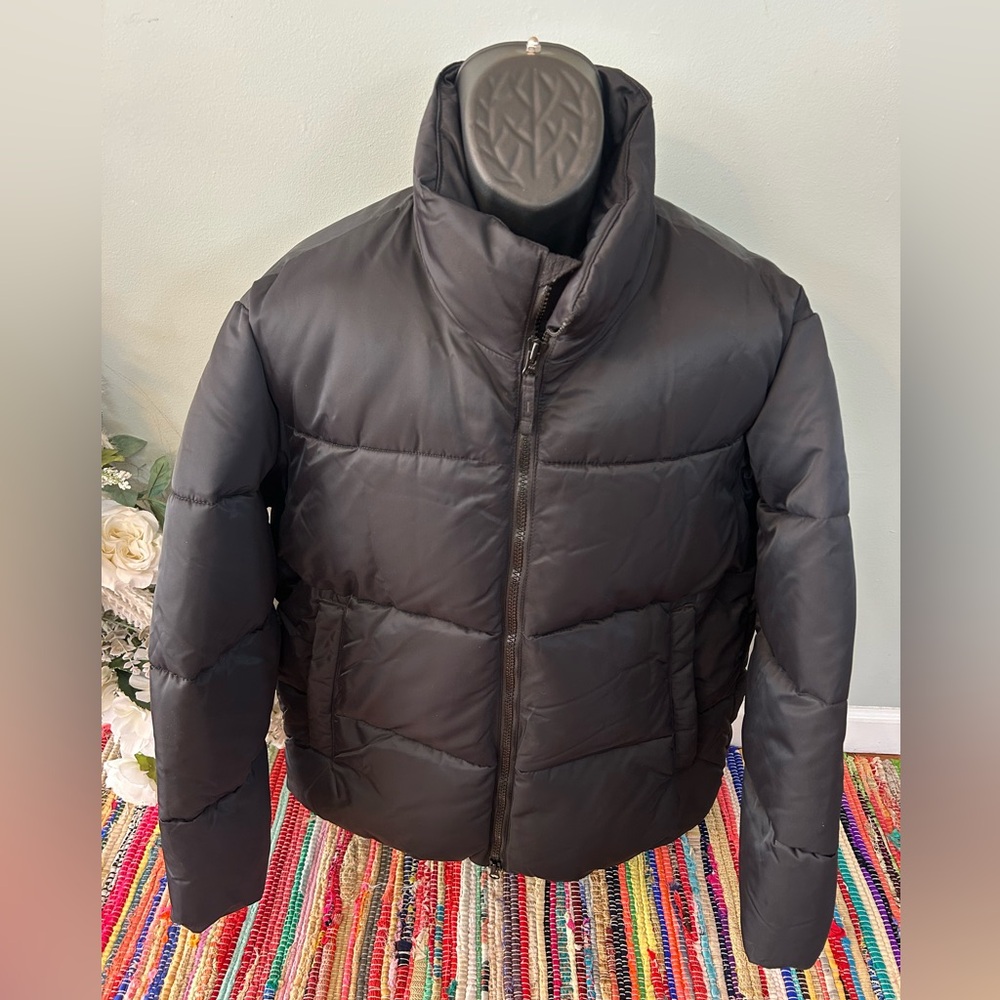 NEW Abercrombie & Fitch Ultra Puffer Jacket Winter Ski Snow Coat Black Large